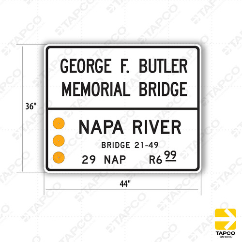 G11-8 (CA) Memorial Bridge (specify)