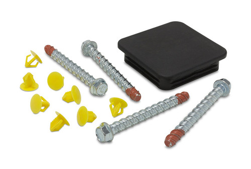 Wilgard® LT Steel Triple Guard Rail Column Hardware Package