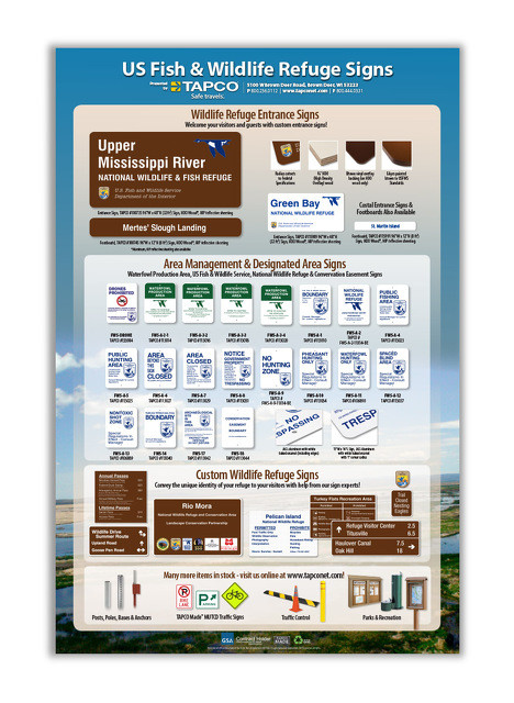 U.S. Fish & Wildlife Signs Poster