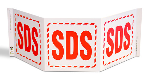 GHS / SDS TriView Sign