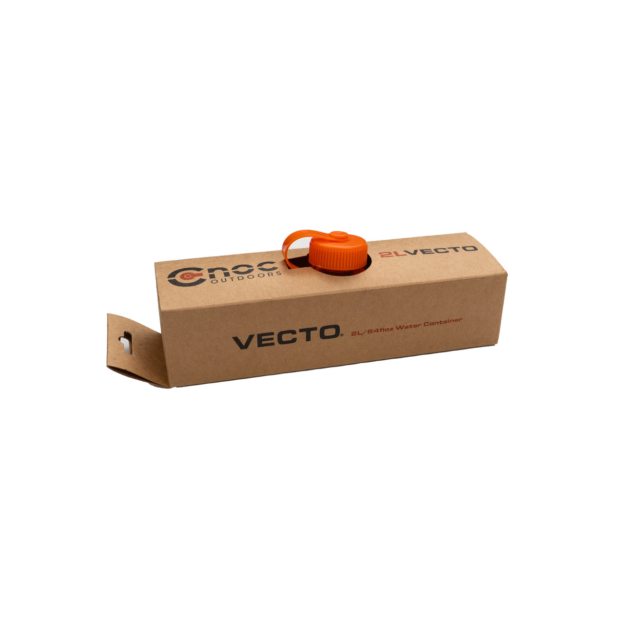 Cnoc Vecto – Poche à Eau Souple 2L – Orange – Réutilisable Et Légère Pour Extérieur