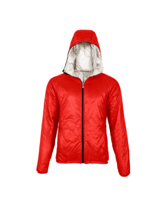 [PRODUCTION 2ND] Men's Torrid Jacket - Hood - Small - Red 10D/White Blaze 10D (WH0073)