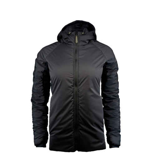 [OVERSTOCK] Women's Outcast Jacket - Collar - Small - Black 30D/Ranger Green 20DU (283893)