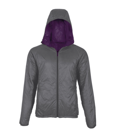 [OVERSTOCK] Men's Torrid Jacket - Hood - Tall - XLarge - Wolf Grey 20D/Purple 10D (289712)