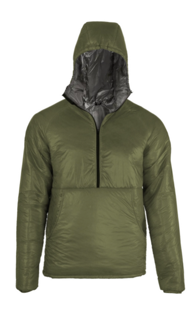 [OVERSTOCK] Men's Torrid Pullover - Hood -Small - Ranger Green 20D/Graphite 7D (293459.02)