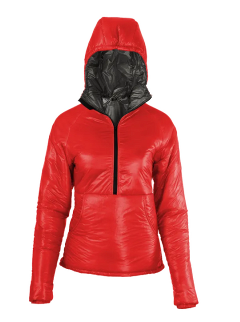 [PRODUCTION 2ND] Women's Torrid Pullover - Collar - Medium - Red 10D/Charcoal 10D (305046)