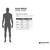 sizing chart for an adjustable unisex charcoal grey lightweight, durable, functional rain coverage accessory