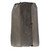 side view of an adjustable unisex charcoal grey lightweight, durable, functional rain coverage accessory