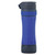 blue handled, gray ultralight water filter for backpacking used to purify water