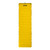 front view of a yellow quiet, supportive, comfortable, lightweight, packable, stable, protecting sleeping bag made with lightweight materials and polyester fabrics