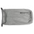 a flat lay of the gray roll-top dry stuff sack sitting horizontally