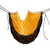 a middle view of a yellow and charcoal revolt apex custom underquilt
