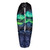 Enigma Apex Aurora quilt hung open with the center zipper undone, revealing the white interior liner alongside the navy exterior's green aurora borealis and mountain print, on a white background.