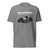 Heather gray Enlightened Equipment t-shirt with a Minnesota loon graphic on the chest