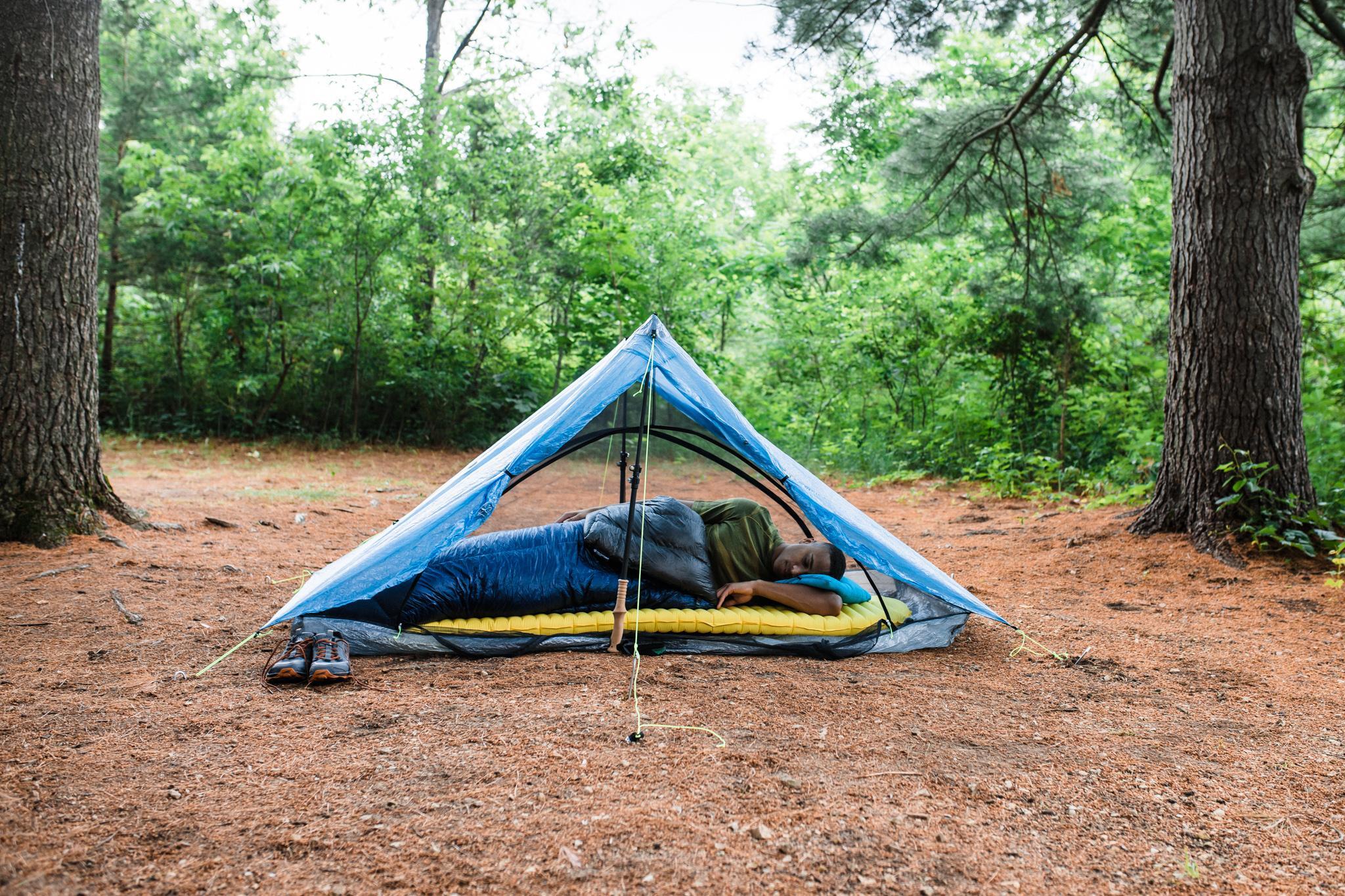 sleep-systems-tent-and-mattress-view
