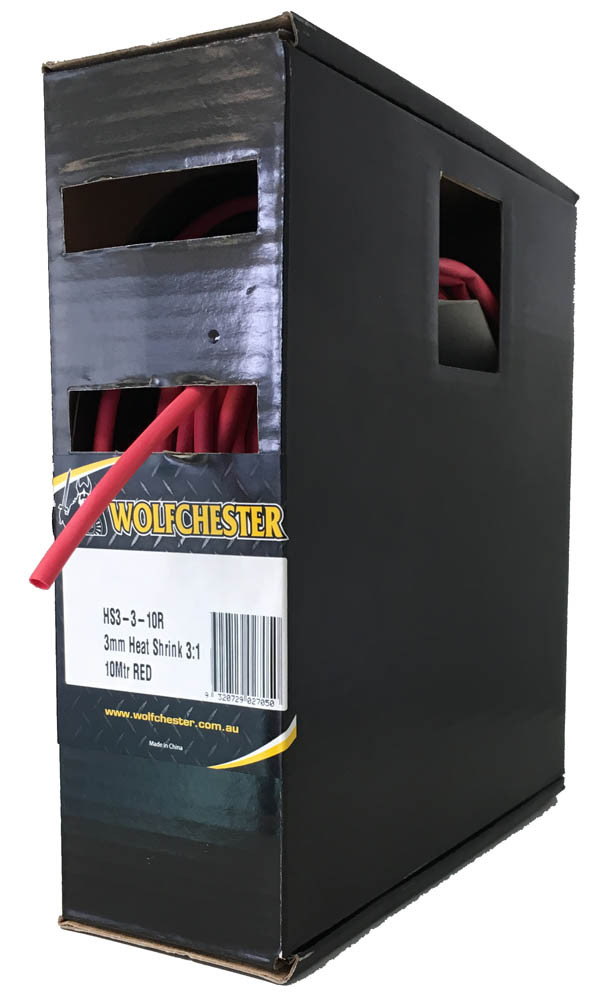 3mm Heatshrink Mini Spool 10m - Wolfchester Australia