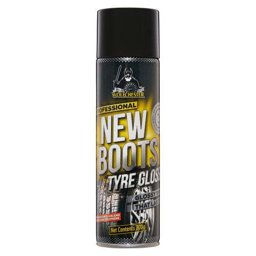 New Boots Tyre Shine Spray