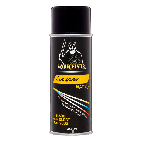 Gloss Black Aerosol Paint Wolfchester Australia