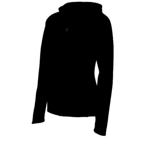 Embroidered Womens Tech Fleece Hooded Jacket-AiNGrp