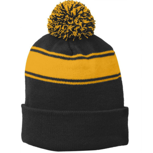 Embroidered Pom Beanie-AiNGrp