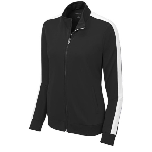 Embroidered Ladies Tricot Track Jacket-AiNGrp