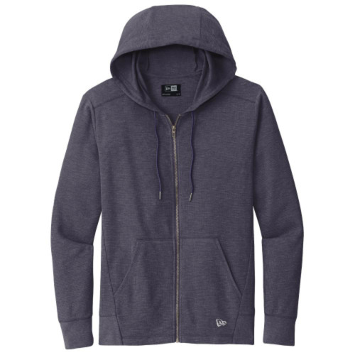 Embroidered New Era Thermal Zip Hoodie-AiNGrp