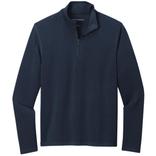 Embroidered Microterry Quarter Zip-AiNGrp