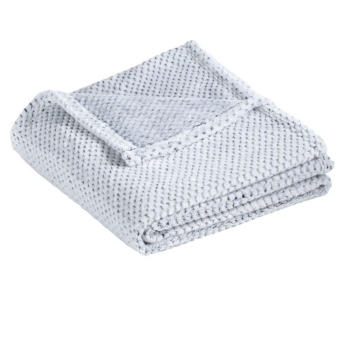 Embroidered Plush Textured Blanket-AiNGrp