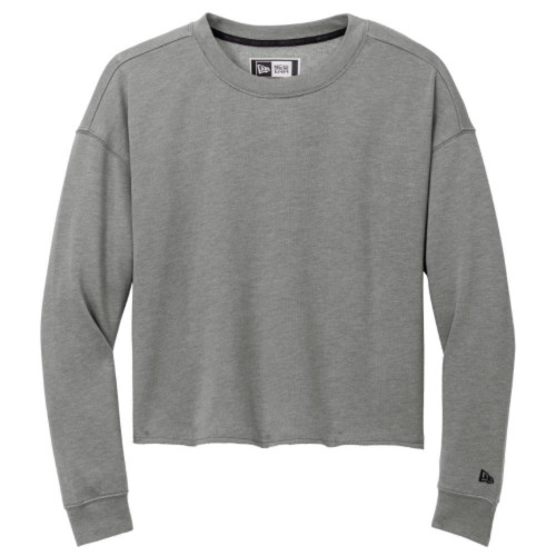 New Era Ladies Tri-Blend Fleece Crop Crew-AiNGroup