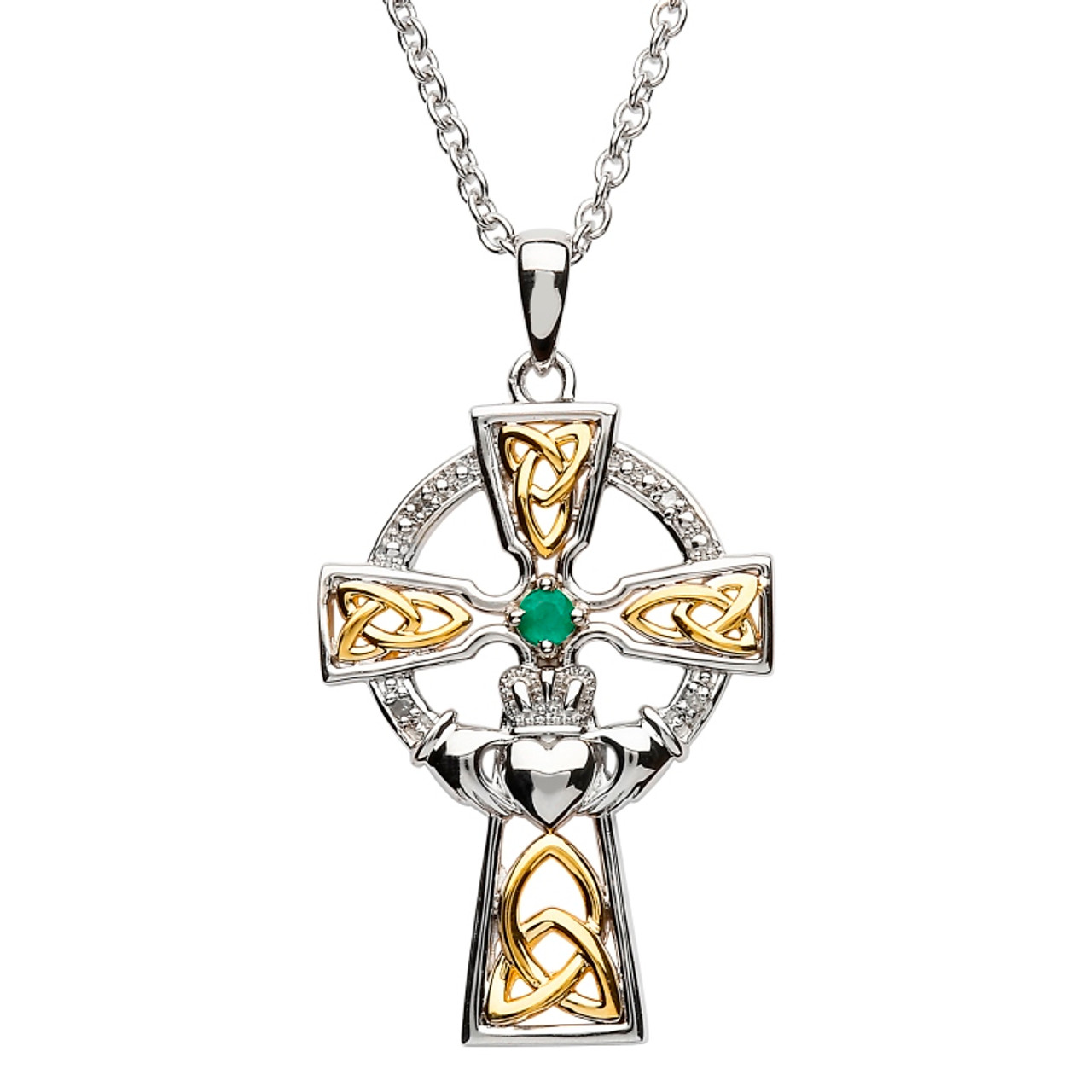 Mini Kid Crystal Cross Pendant Necklace – Annie and Sisters