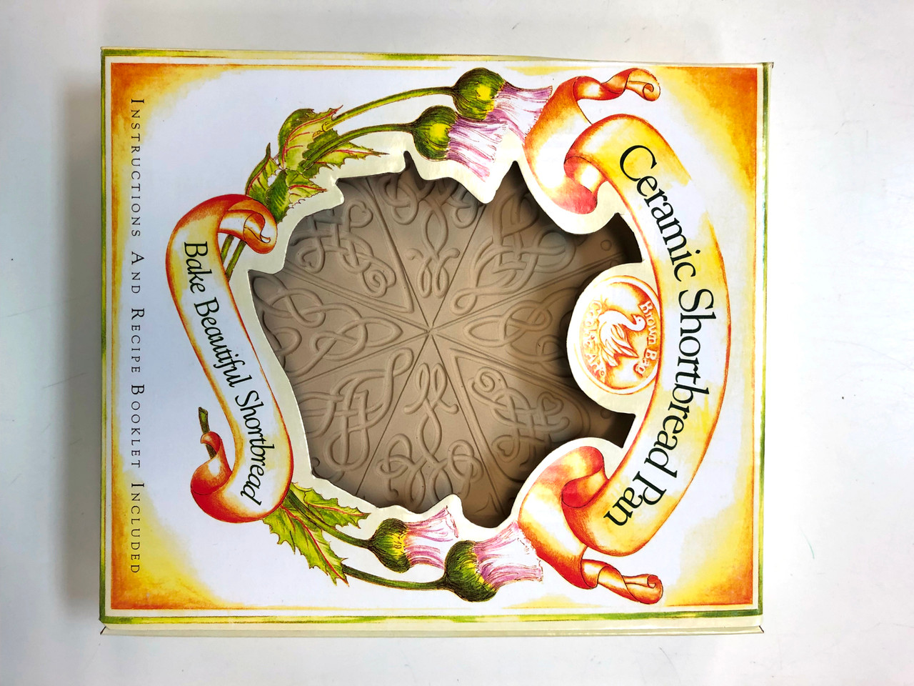 Celtic Spring Ceramic Shortbread Pan