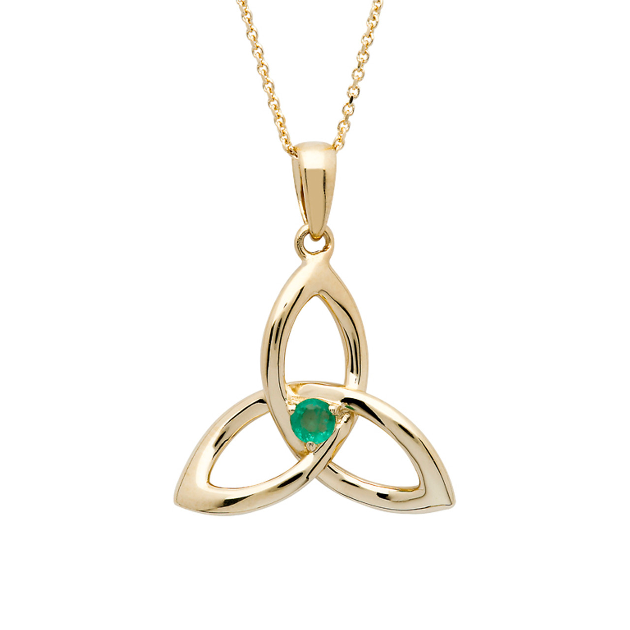 Swarovski Celtic Emerald Necklace – Creative Irish Gifts