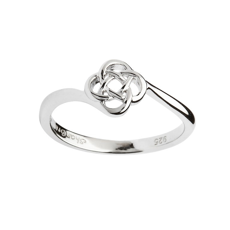 Sterling Silver Celtic Knot Ring – Choose Your Size & Finish - View #3