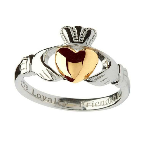 Claddagh Ring Opens Closes | Claddagh Ring Diamond Heart | Claddagh Rings  Women Silver - Rings - Aliexpress