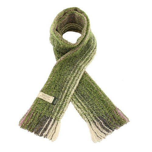 Mucros Weavers Green Skellig Scarf 