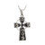 Sterling Silver Marcasite Oxidized Celtic Cross Pendant