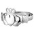 Men's Sterling Silver Claddagh Ring