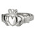 Women's Sterling Silver Claddagh Ring