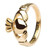 14 Karat Yellow Gold Claddagh Ring