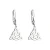 Silver Celtic Knot Drop Earrings