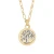Two Tone Plated Tree of Life Pendant