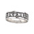 Men's Sterling Silver Oxidized Claddagh Ring