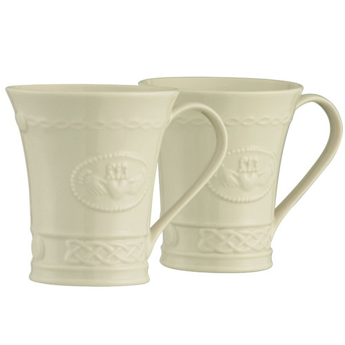 Belleek Trinity Knot Mug (Set of 2)