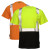 Dome75 Hi-Vis Class 2 Black Bottom Viz-Dri Safety T-Shirt