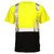Dome75 Hi-Vis Class 2 Black Bottom Viz-Dri Safety T-Shirt