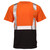 Dome75 Hi-Vis Class 2 Black Bottom Viz-Dri Safety T-Shirt