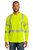 CornerStone® ANSI 107 Class 3 Long Sleeve Segmented Tape Hooded Tee