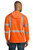 CornerStone® ANSI 107 Class 3 Long Sleeve Segmented Tape Hooded Tee