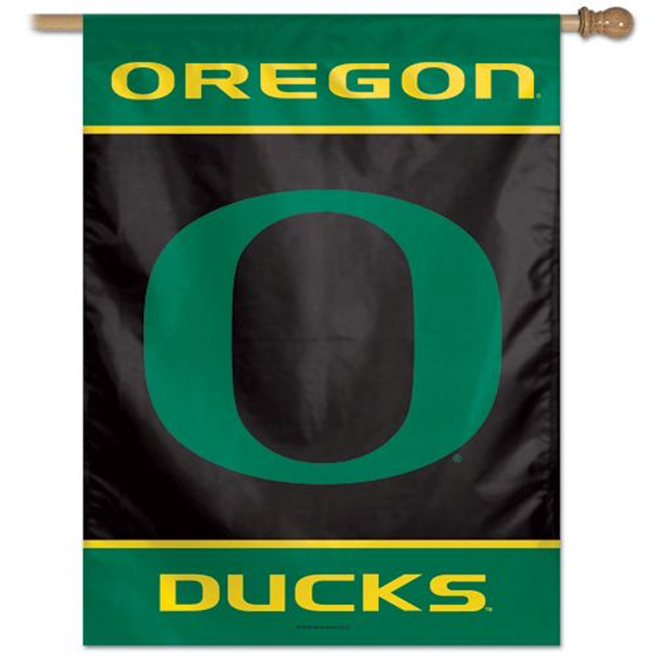 Oregon Ducks Banner 27x37 Vertical O Logo Design