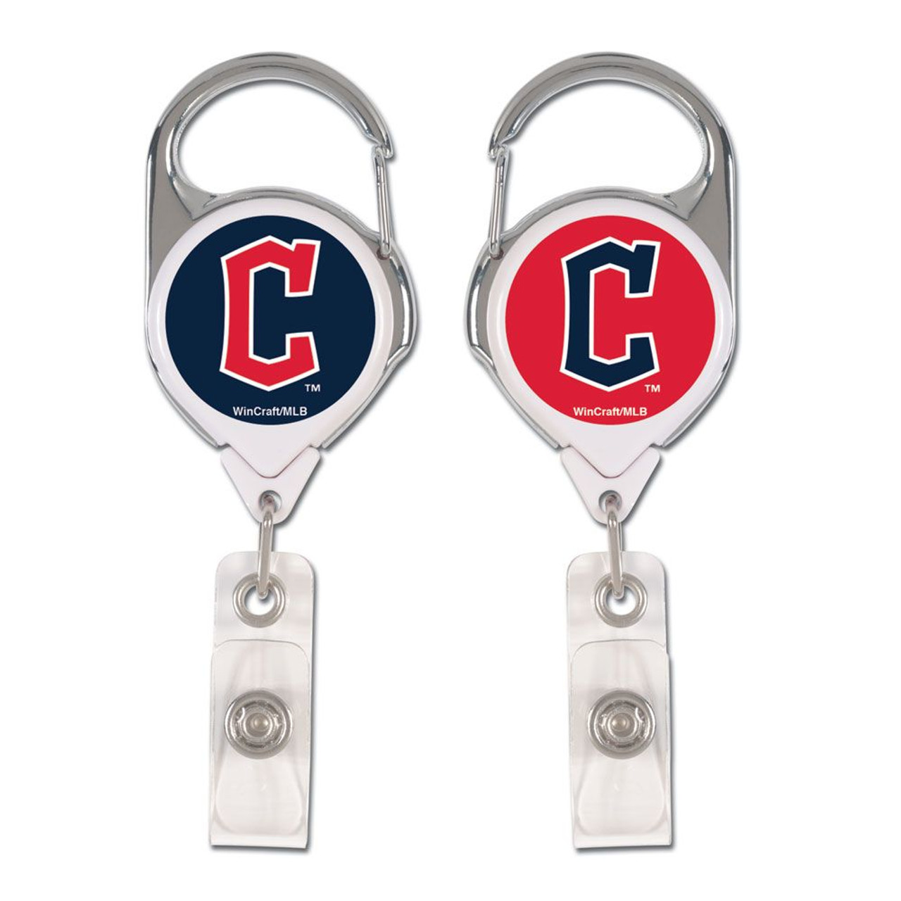 Cleveland Indians Logo Carabiner Lanyard Keychain